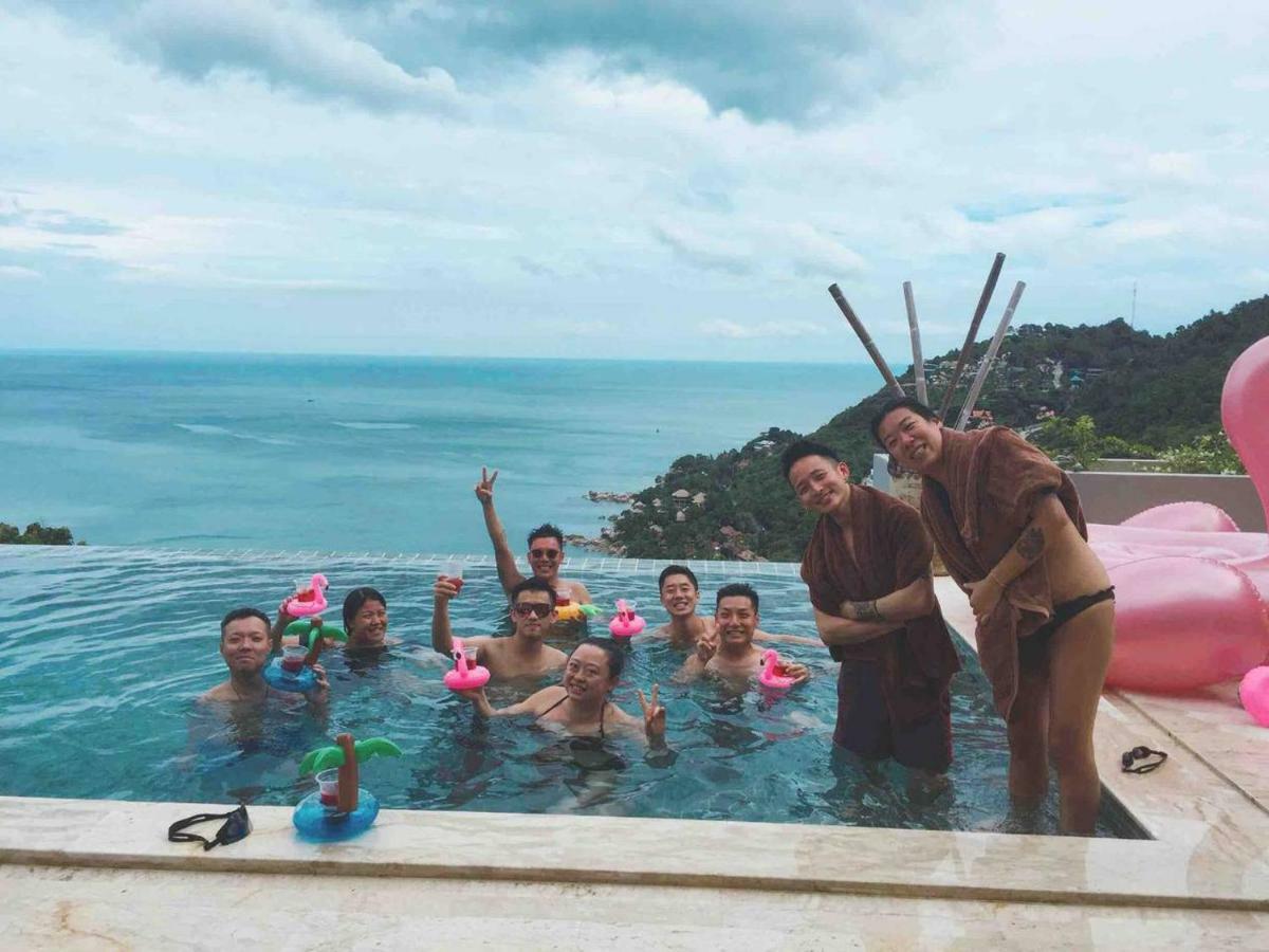 Luxury Seaview Villa -Double Infinity Pools-20 Persons Chaweng  Exterior foto
